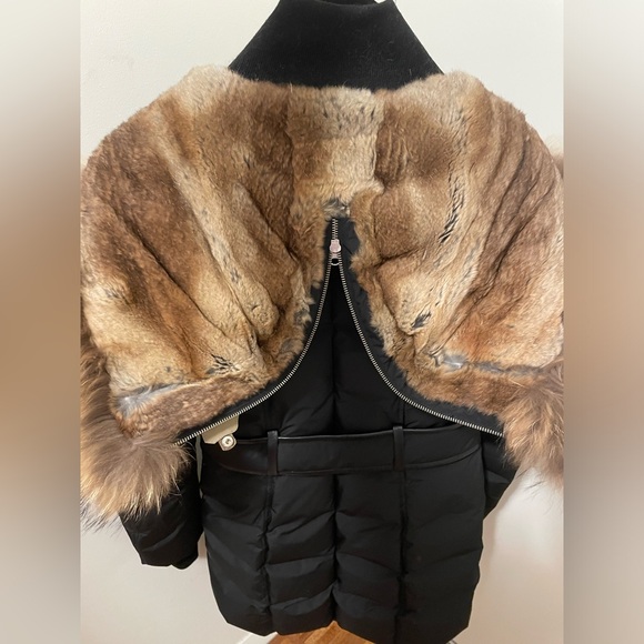 New MACKAGE TRISH down coat with natural fur Signature Collar Size XS - Picture 13 of 16